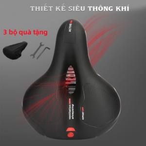 Yên Xe Đạp Cao Su Non Cao Cấp Siêu Dày Khu Vực Thông Gió VENTILATION ZONE