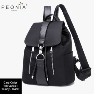 SUNNY Water Resistant Tas ransel wanita Import korea style Pria Punggung Kantor Kerja Sekolah Kuliah