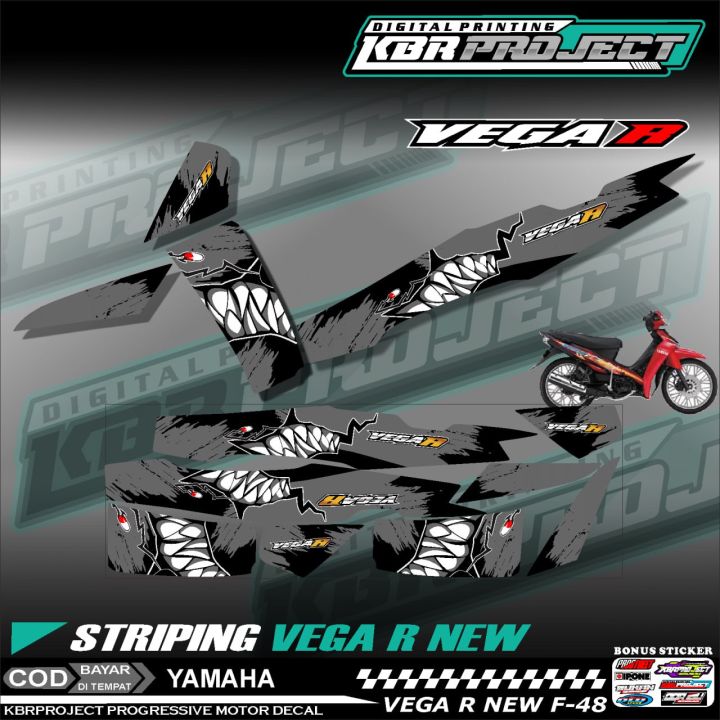 Vega R New Vector VEGA R NEW STIKER STRIPING PREMIUM MOTOR KEREN LIS VARIASI VEGA R NEW ...