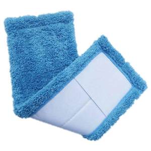 Household cleaning mat mop head coral fleece refill Household dust removal mop cloth head free hand wash replacement floor kitchen no hair loss no fading living room cleaning tools