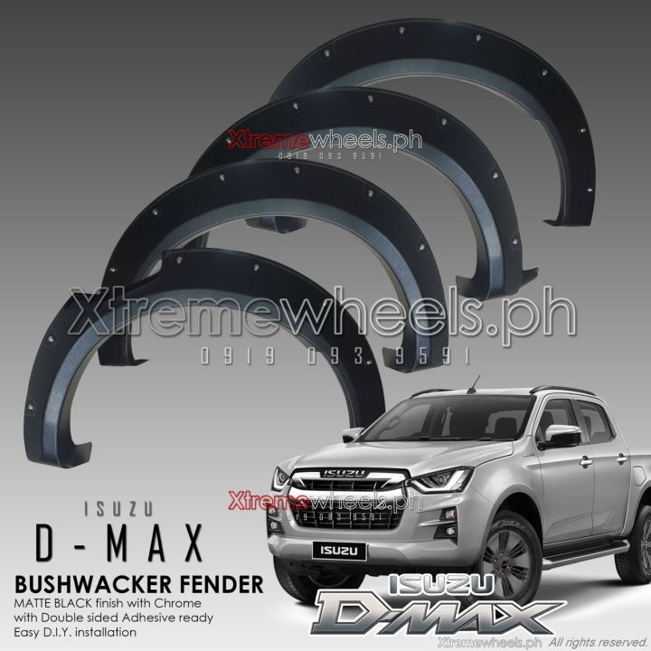 Isuzu Dmax 20212024 Bush wacker type Fender Flare Thailand Made