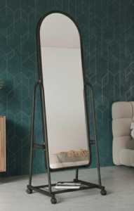 VM-200 FULL LENGTH SWIVEL FLOOR MIRROR on WHEEL