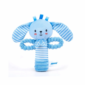 YOUSHI TOP Cartoon Animals Baby Rattle Toys Squeaky Hand Grip Soft Stuffed Animal Rattle Gifts Crinkle Early Educational Toy Newborn 0-24 Months