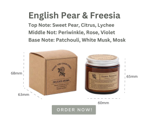 Scented Candle Handmade Soy Wax Candle Fragances Candle Aroma 200g Gift Romantic Lilin Wangi