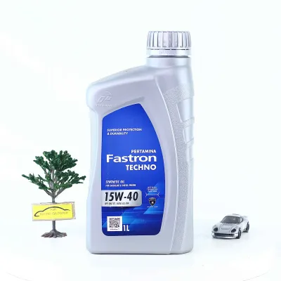 Pertamina Fastron Techno SAE 15W-40 1 Liter API SN/CF/A3/B4 Oli Mobil Mesin Bensin Diesel Pelumas Synthetic Original