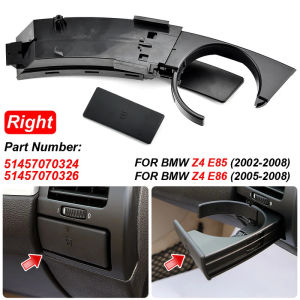 For BMW Z4 E85 E86 2002-2008 Front Dashboard Conditioning Panel Air Vent Oulet Cover Grille Frame Trim & Water Cup Holder Kit