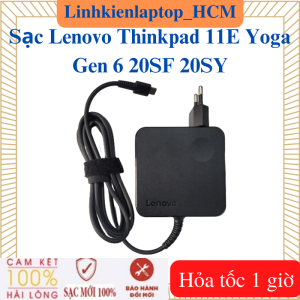 Sạc Laptop Lenovo Thinkpad 11E Yoga Gen 6 20SF 20SY - Sạc Lenovo 20V - 3.25A - 65W Type C