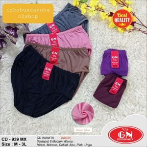 6 pcs Celana dalam wanita golden nick | CD GOLDEN NICK