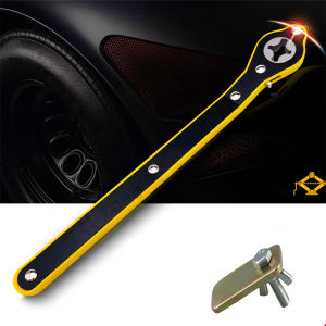 Auto Labor-saving Jack Ratchet Wrench Scissor Jack Garage Tire Wheel Lug Wrench Long Handle Wrench Car Repair Tool