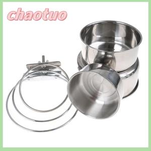 chaotuo Pet Hanging Bowl Stainless Steel Dog Cat Feeding Food Bird Water Dish Cage Bowl
