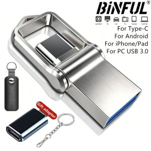 Mini 512GB OTG USB Flash Drive USB 3.0 Type C For iPhone iPad 32G 128GB 256GB Pendrive Samsung Android Laptop Memory Phone Stick2026