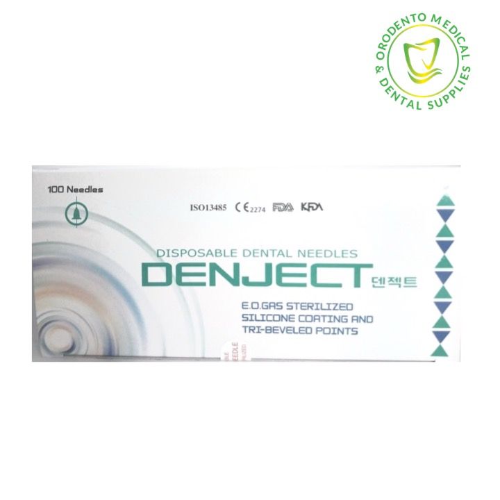 Denject Dental Needles 27G/Short,27G/Long,30G/XShort & 30G/Short 100