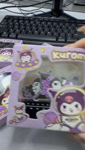 Kuromi Mini Desk Mirror Cartoon Standing Vanity Mirror Cute Desktop Makeup Mirror Birthday Gift for Girls