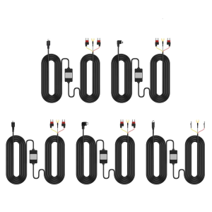 Advanced Hardwire Kit For Mini And Mirror DashCams USB C/mini USB Power Port 24 Hour Parking Monitoring Power Cord