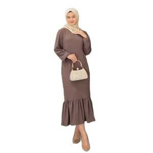SISKA MIDI DRESS / DRESS KOREA WANITA MODEL MERMAID / DRESS VIRAL CRINKLE AIRLOW