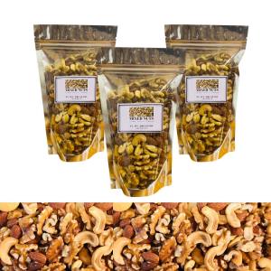 Mixed Nuts ( almonds  cashew  walnuts ) 200grams - Imported