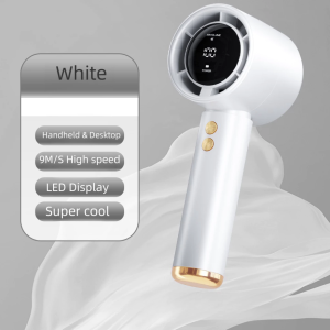 CTMALL N68 Portable 0-100 Level Speed Adjustment Handheld Desktop Rechargeable Mini Turbo Fan