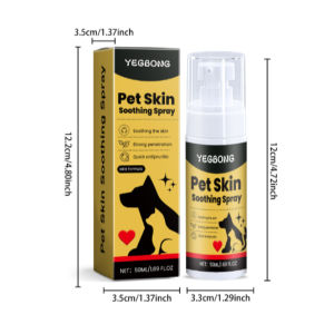 Pet Anti fungal Spray 50ml Dog Skin Disease Treatment Dog Allergies Spray For Itching relieve Antibacterial Anti-inflammatory