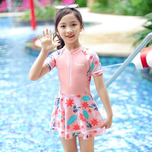 Baju Renang Motif Bunga Model Rok/ Baju Renang Anak Perempuan Kode GR4