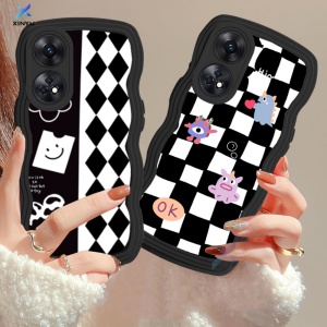 Softcase Kartun Monster & Kotak Telepon Wavy: Aksesoris HP OPPO 2020