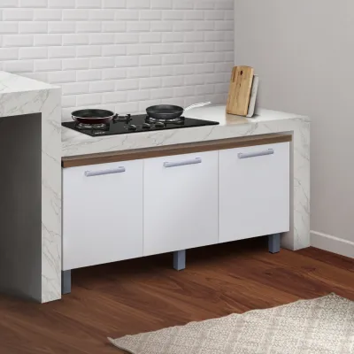 Kitchen Set Kayu Bawah / Lemari / Rak / Pintu Dapur Minimalis Masuk Kolong - Indiana