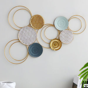 Nordic Cahaya Mewah & Gaya Besi Tempa: Hiasan Dinding Kreatif untuk Ruang Tamu & Kamar Tidur