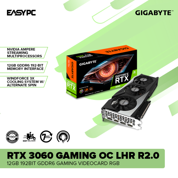 GIGABYTE GEFORCE RTX3060 OC 12GB 新品未使用 Amazon | Gigabyte GeForce RTX 3060 Gaming OC 12GB V2 LHR