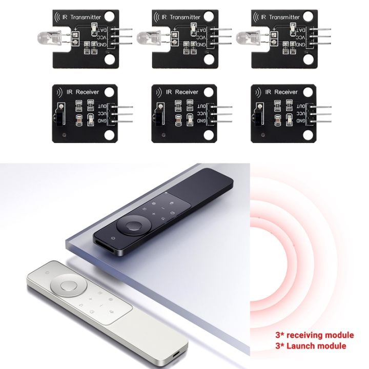 38Khz Ir Receiver Ir Transmitter Sensor Module Kit IR Digital 38KHz ...