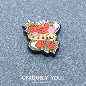 Jibbitz charm Shoe Buckle Shoe Accessories Cartoon Sesame Street Fashion Shoes Accessories