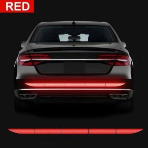 90CM Car Rear Trunk Reflective Night Stickers PVC Rubber Auto Body Waterproof Decal Car Safety Driving Reflector Warning Mark
