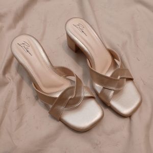 Bellissimo Azalea Sandal Wanita Heels Hak 5 Cm Kekinian