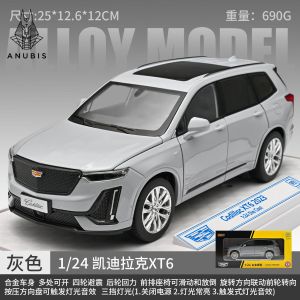Mô Hình Xe Ôtô Kim Loại 1/24 Siêu Xe CADILLAC XT6 2023 Sẵn Đế (Lưu Ý Riêng Mẫu Xe Này Chỉ Có Âm Thanh Còi)