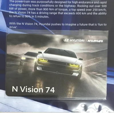 Hyundai car N Vision 74 Nets flashpay SimplyGo Card work with Nets App SMRT Bus zero value. Not Ezlink charm prepaid