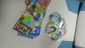 14Pcs/Lot Game  2D animation peripheral bookmark Beelzebul  Raiden Shogun Focalors Hydro Archon God of Justice Columbina 58mm Badge collection card