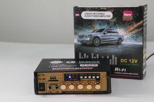 600W Power Amplifier Bluetooth Stereo Karaoke MP3 Player + FM Radio Home Theater/ Amplifier Bluetooth 12V/ 220V 2CH Display Digital HIFI Audio Stereo 600W Power Amplifier BT-198A  Amplifier Audio Stereo 2 Channel