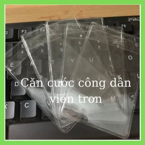[HCM] 1 Cái Thẻ Nhựa/ Bao Nhựa Bọc Thẻ Căn Cước Túi Nhựa PVC Bọc Thẻ Căn Cước Các Loại Thẻ Pet Màu Trắng Tiện Lợi
