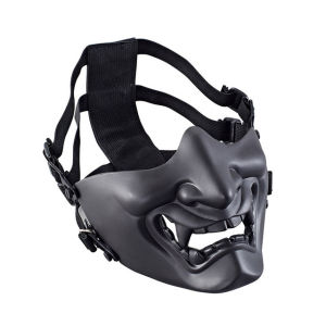 FCTactics Half Face Mask Halloween Cosplay Ghostface Mask Military Field Equipment War Game CS Shooting Paintball Helmet Mask