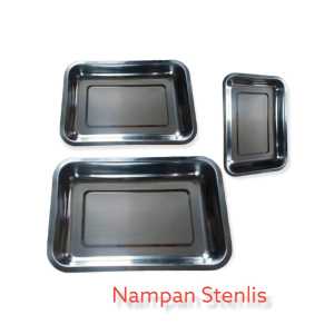 Nampan Baki Stenlis Model Persegi: Desain Modern & Tahan Lama