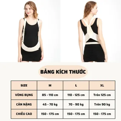 Đai Nâng Đỡ Bụng Bầu DB01 Hỗ Trợ Giảm Đau Lưng Chống Rạn Bụng Dây Co Dãn 4 Chiều Vô Cùng Thoải Mái