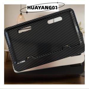 HUAYANG01 [HOT FASHION] 1 2PCS Motorcycle Badge Frame Universal Aluminum License Plate Holder Motorcycle Accessories Motorcycle License Plate Frames