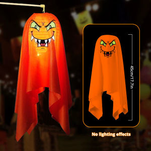 Halloween Hanging Ghost Led Lights Hanging Decorations Ghost Festival Room Outdoor Party Decor