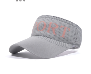 Visor matahari luar ruangan / topi atas kosong semua pertandingan olahraga lari alfabet rajutan topi wanita / pelindung matahari luar ruangan Topi rajut sport / topi senam / topi golf wanita / topi