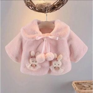 Jaket bayi bulu hangat/ Jaket lucu / jaket hoddie LYME JK6