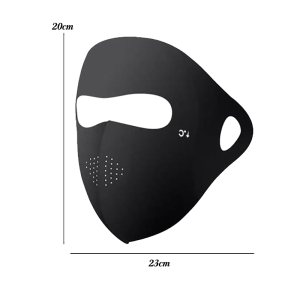 Breathable Ice Silk UV Protection Mask / Full Face Anti-UV Mask / Ultrathin UPF 50+ Sunscreen Mask / Summer Hyaluronic Acid Traceless Face Mask / V-Shaped 3D Elastic Facekini