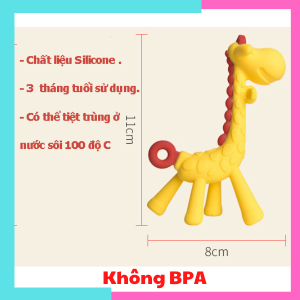 Ngậm nướu cho béngậm nướu mềm cho bé gặm nướu mềm cho bé gặm nướu cho bé Kichilachi (Không BPA)