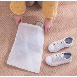 Set 10 Túi Vải Lưới Đựng Giày Dép Dây Rút 32x38cm – Tái Sử Dụng Phơi Giặt & Bảo Quản Gọn Gàng