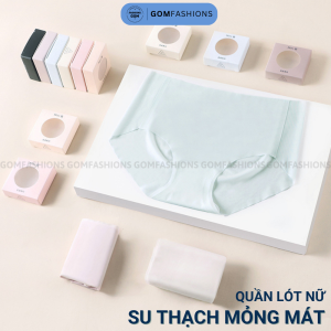 Quần lót su thạch nữ mềm mát quần lót nữ thiết kế không viền khử khuẩn thoáng khí co giãn bền màu - SA-AN6135-NN