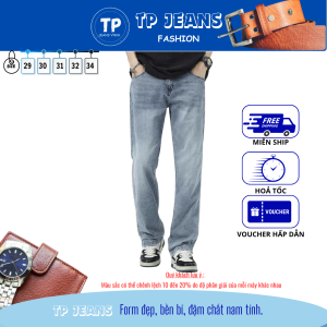 Quần Dài Jean Nam Phong Cách Hiện Đại Chất Cotton Thoải Mái Chuẩn Form Việt - TP Jeans