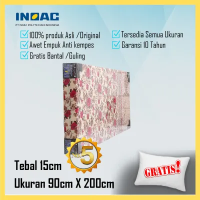 Kasur Busa INOAC MURAH ASLI 90 cm x 200 cm x 15 cm