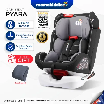 [ECE CERTIFIED] Mamakiddies Pyara ISOFIX Baby Car Seat Murah for Newborn to 12 Years Old Child